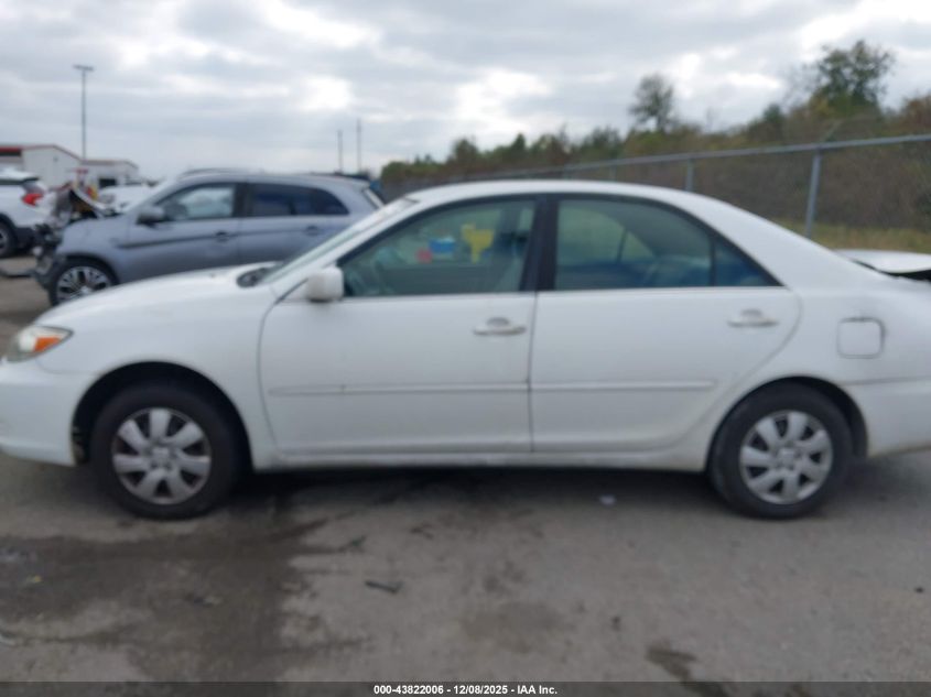 2004 Toyota Camry Le VIN: 4T1BE32K94U261552 Lot: 43822006