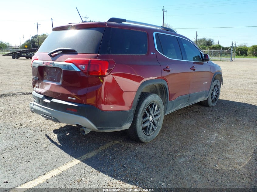 Vin: 1gkknuls2hz161511, lot: 44317501, gmc acadia slt-1 20174