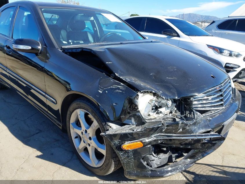 2007 Mercedes-Benz C 230 Sport VIN: WDBRF52H77F872428 Lot: 43822060