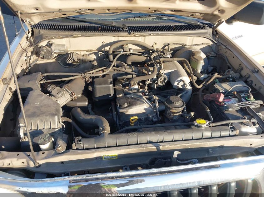 2002 Toyota Tacoma VIN: 5TEWM72N62Z029621 Lot: 43822094