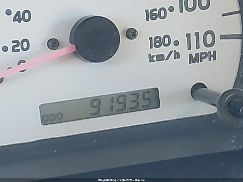 2002 Toyota Tacoma VIN: 5TEWM72N62Z029621 Lot: 43822094