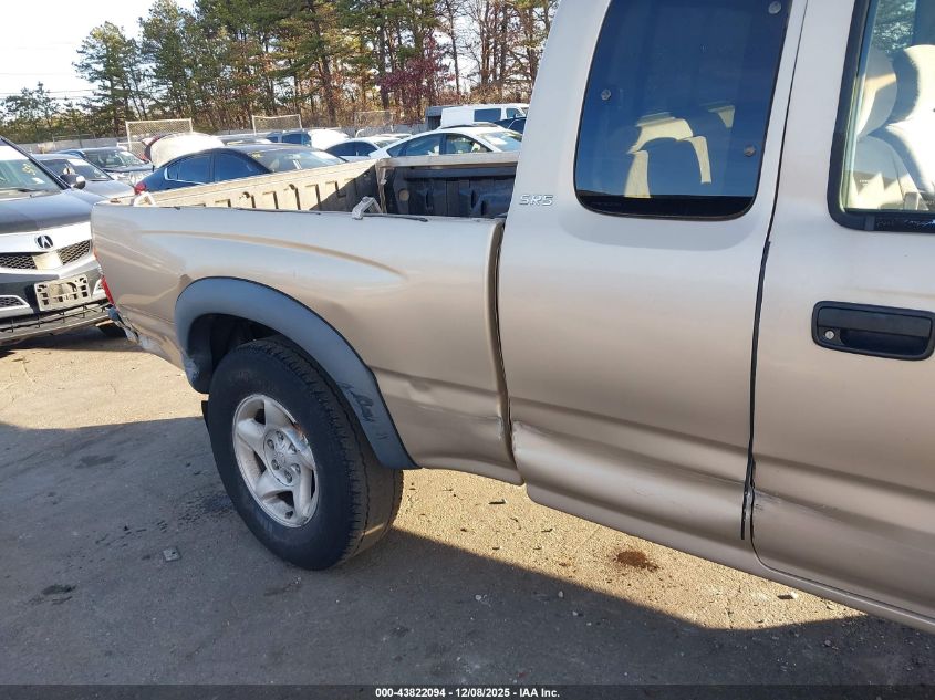 2002 Toyota Tacoma VIN: 5TEWM72N62Z029621 Lot: 43822094