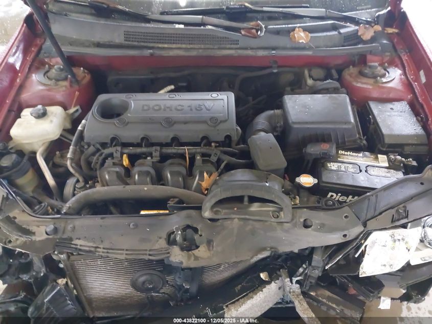 2009 Kia Optima Lx VIN: KNAGE228895309968 Lot: 43822100