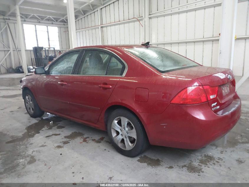 2009 Kia Optima Lx VIN: KNAGE228895309968 Lot: 43822100