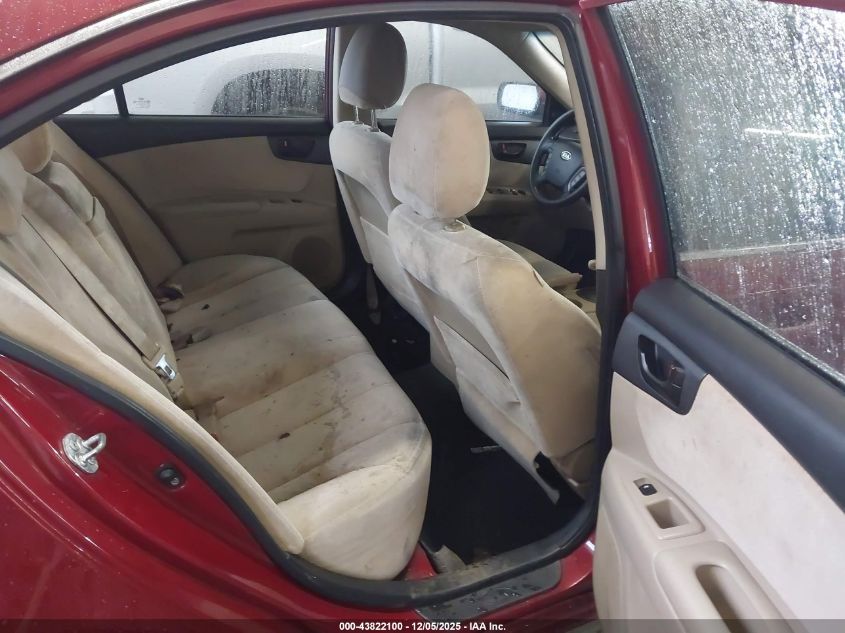 2009 Kia Optima Lx VIN: KNAGE228895309968 Lot: 43822100