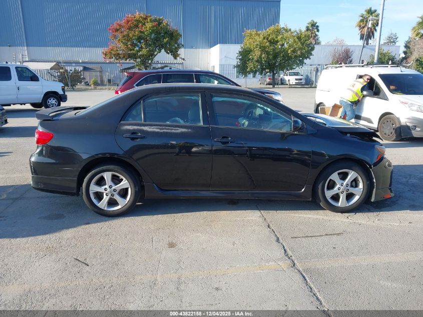 2011 Toyota Corolla S VIN: 2T1BU4EE4BC553381 Lot: 43822158