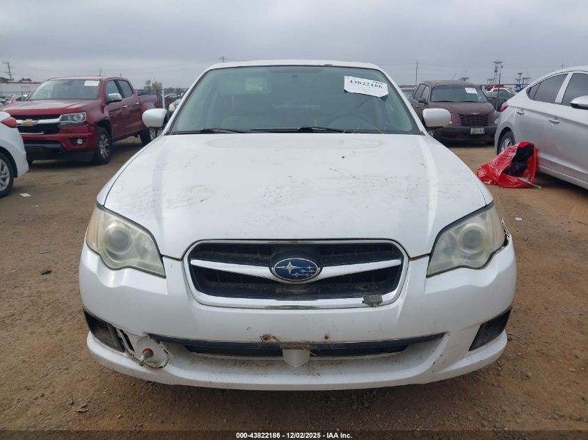 2008 Subaru Legacy 2.5I VIN: 4S3BL616787224603 Lot: 43822186