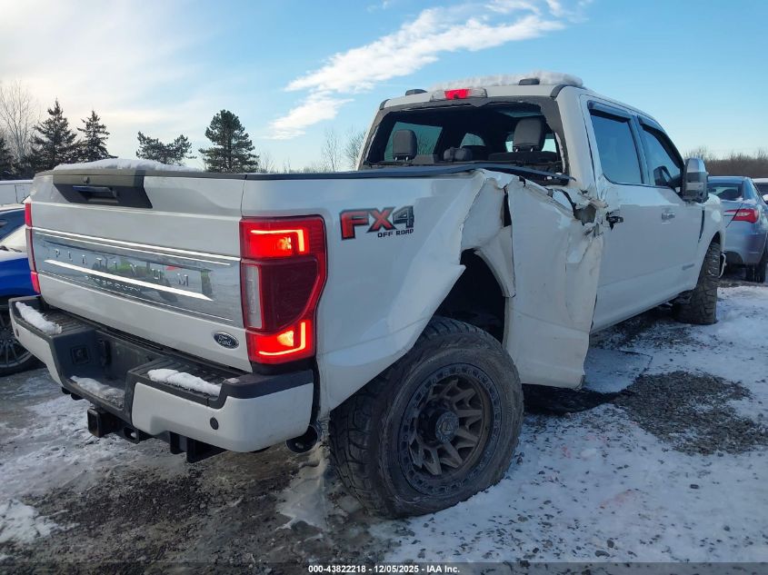 2022 Ford F-250 Platinum VIN: 1FT8W2BT7NEC58899 Lot: 43822218