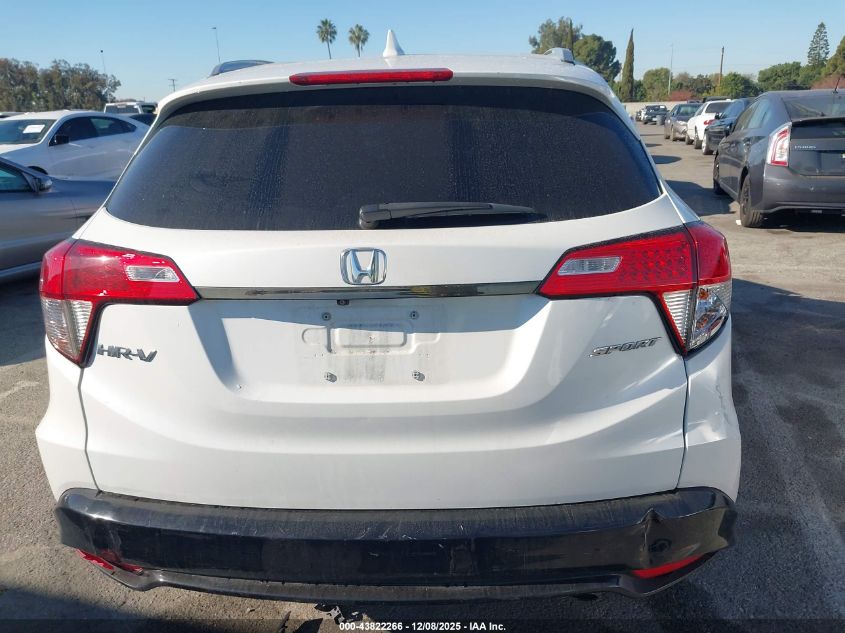 2021 Honda Hr-V 2Wd Sport VIN: 3CZRU5H17MM733682 Lot: 43822266