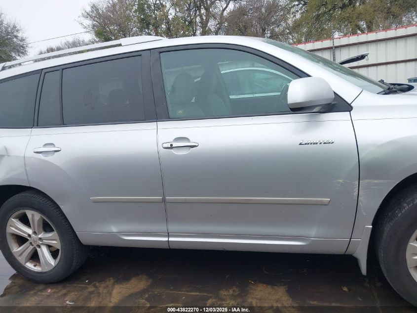 2008 Toyota Highlander Limited VIN: JTEDS42A482056723 Lot: 43822270