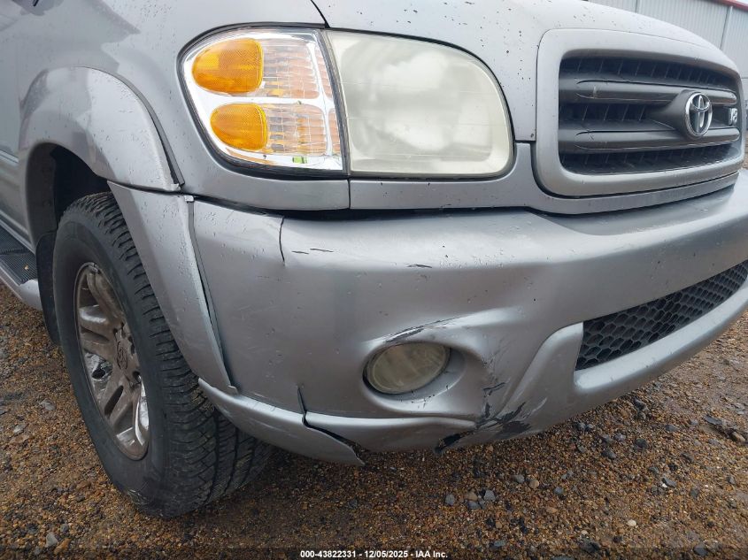 2003 Toyota Sequoia Sr5 V8 VIN: 5TDZT34A03S165504 Lot: 43822331