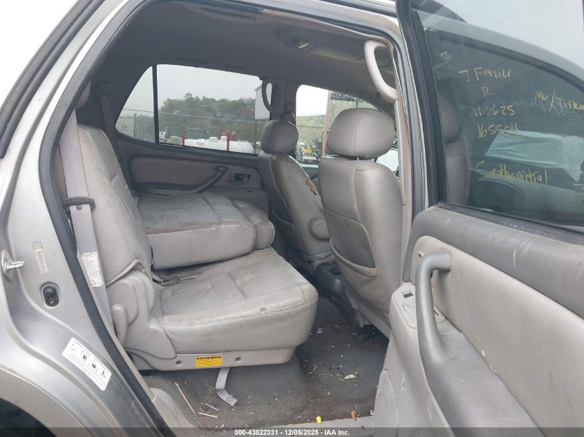 2003 Toyota Sequoia Sr5 V8 VIN: 5TDZT34A03S165504 Lot: 43822331