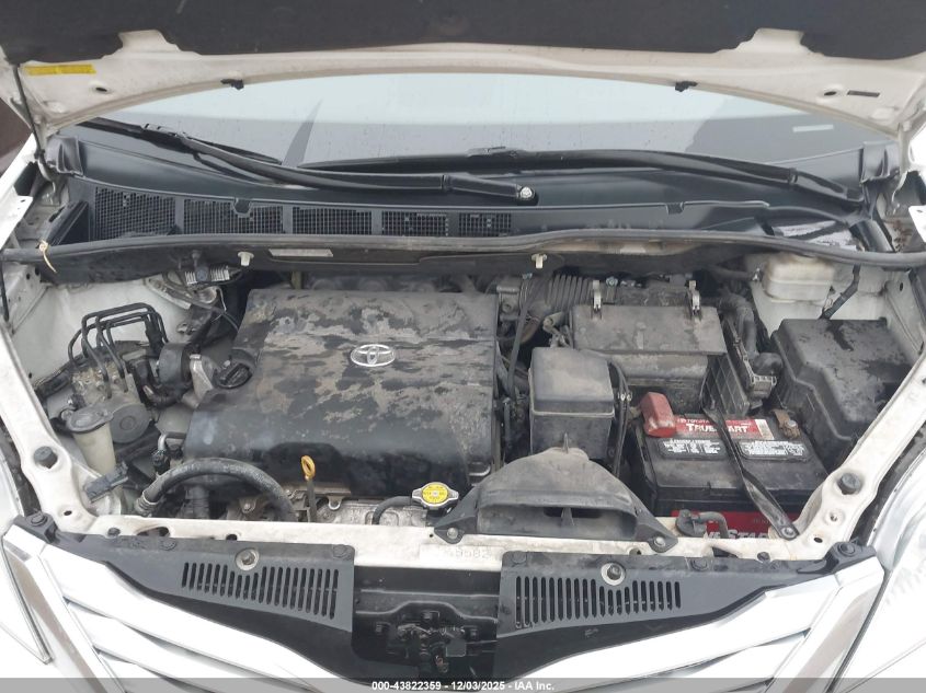 2012 Toyota Sienna Limited V6 7 Passenger VIN: 5TDYK3DC8CS243544 Lot: 43822359