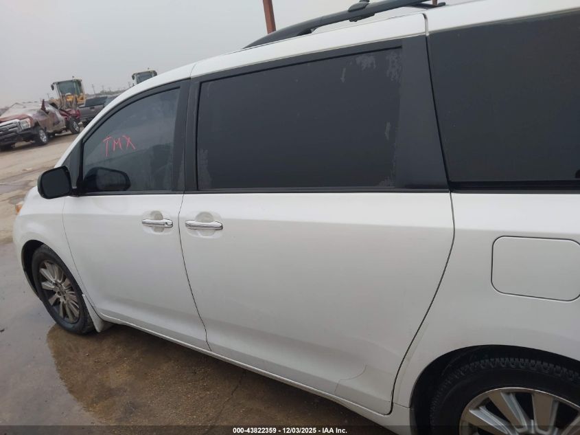 2012 Toyota Sienna Limited V6 7 Passenger VIN: 5TDYK3DC8CS243544 Lot: 43822359