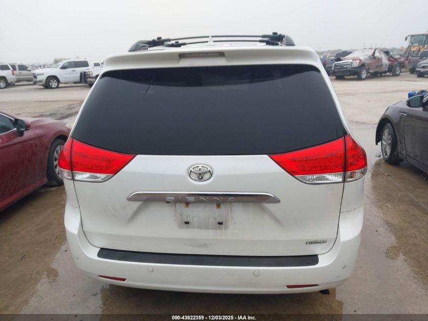 2012 Toyota Sienna Limited V6 7 Passenger VIN: 5TDYK3DC8CS243544 Lot: 43822359