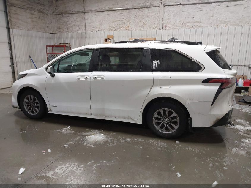 2021 Toyota Sienna Le VIN: 5TDBSKFCXMS035101 Lot: 43822384