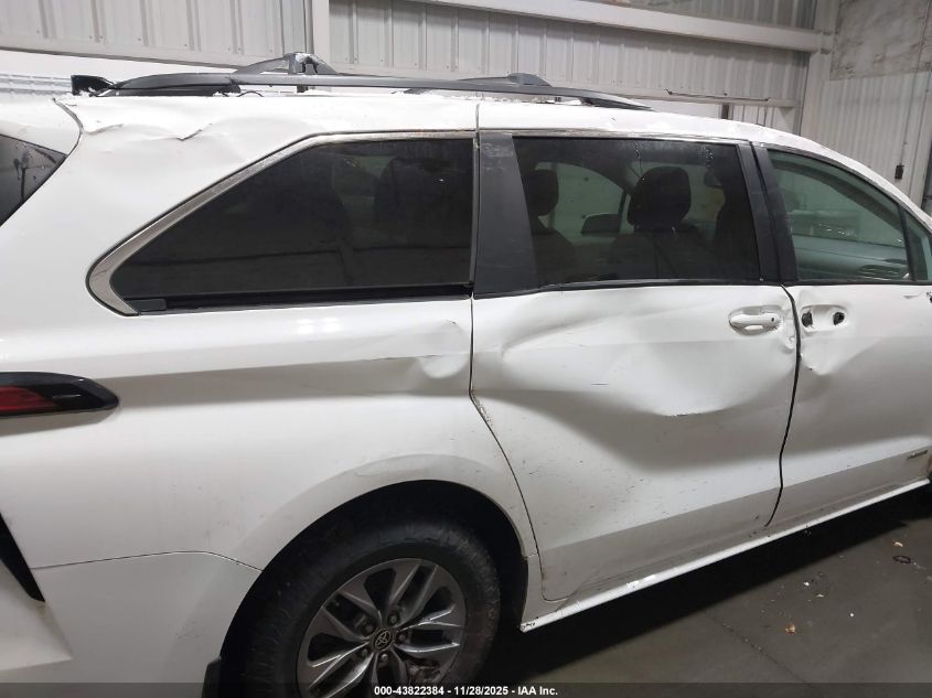 2021 Toyota Sienna Le VIN: 5TDBSKFCXMS035101 Lot: 43822384