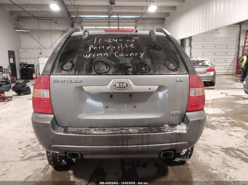 2006 Kia Sportage Ex V6/Lx V6 VIN: KNDJE723667146277 Lot: 43822452