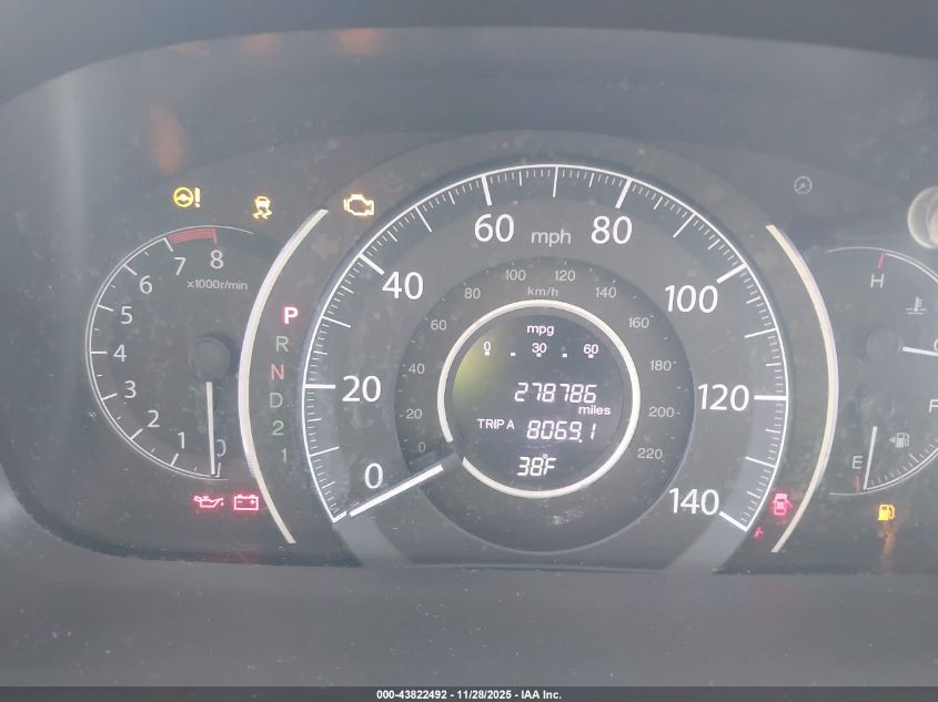 2013 Honda Cr-V Ex-L VIN: 2HKRM4H76DH635852 Lot: 43822492