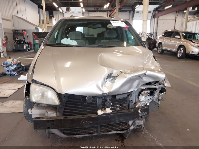 2001 Toyota Sienna Le VIN: 4T3ZF13C11U364510 Lot: 43822496