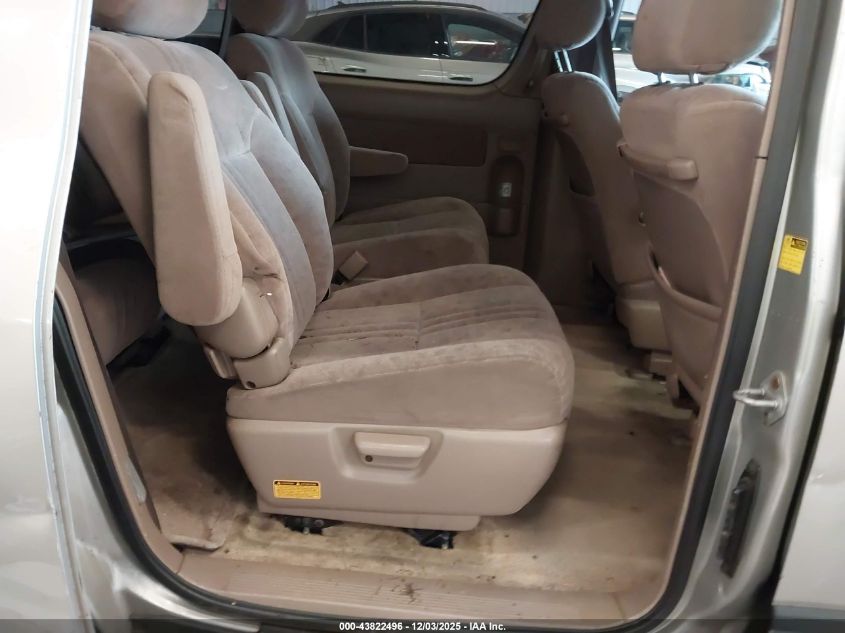 2001 Toyota Sienna Le VIN: 4T3ZF13C11U364510 Lot: 43822496