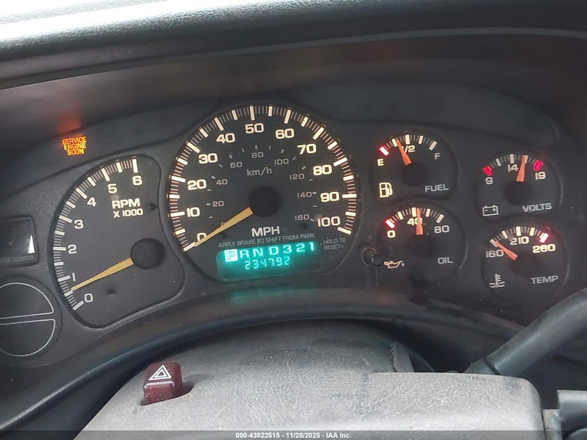 2000 Chevrolet Silverado 1500 Ls VIN: 2GCEC19V9Y1138332 Lot: 43822515