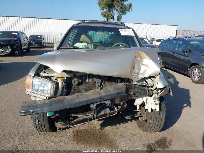 2001 Nissan Pathfinder Le VIN: JN8DR09Y21W607844 Lot: 43822549