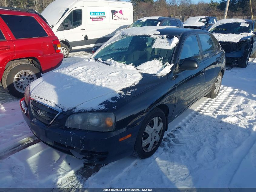 KMHDN56D96U181851 2006 HYUNDAI ELANTRA photo no. 2