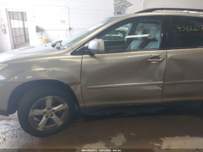 2005 Lexus Rx 330 VIN: JTJHA31U650095638 Lot: 43822572