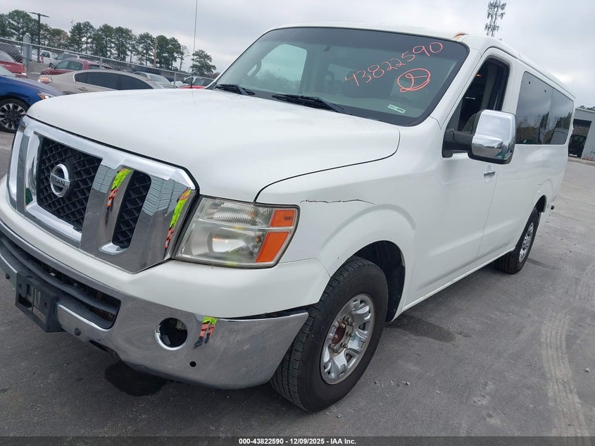Vin: 5bzaf0aa0cn200345, lot: 44318075, nissan nv 3500 nv3500 hd sl v8 20122