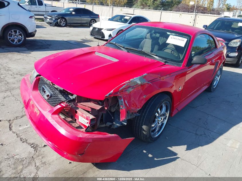 2002 Ford Mustang VIN: 1FAFP40472F137779 Lot: 43822600
