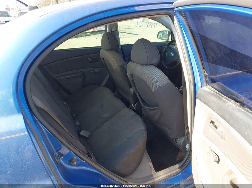 2007 Kia Rio Lx VIN: KNADE123576274007 Lot: 43822626