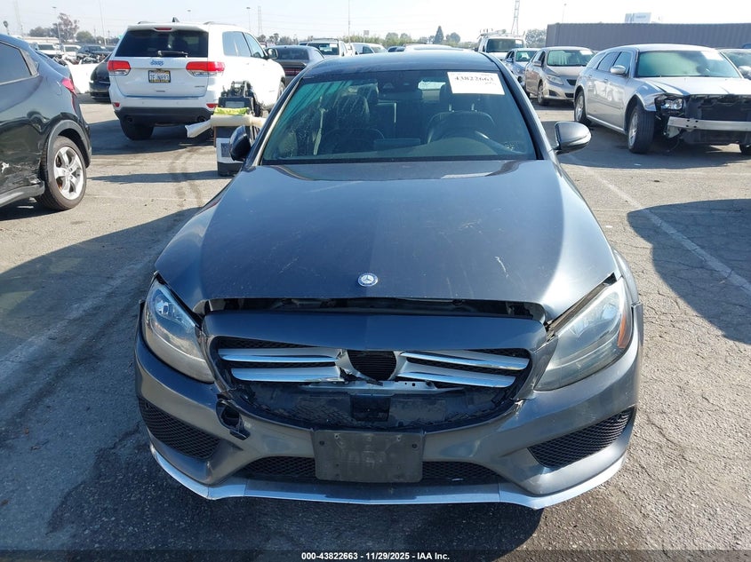 2016 Mercedes-Benz C 300 Sport VIN: 55SWF4JB7GU154778 Lot: 43822663