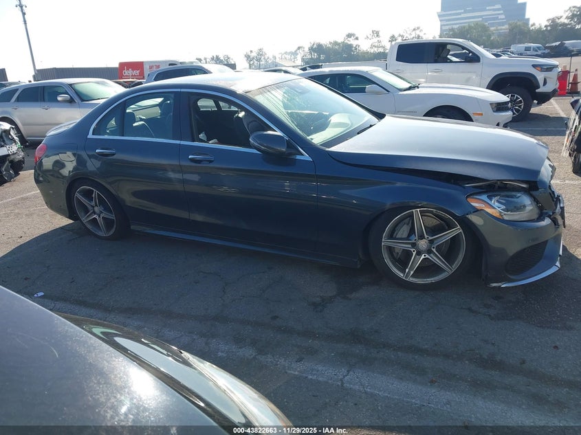 2016 Mercedes-Benz C 300 Sport VIN: 55SWF4JB7GU154778 Lot: 43822663