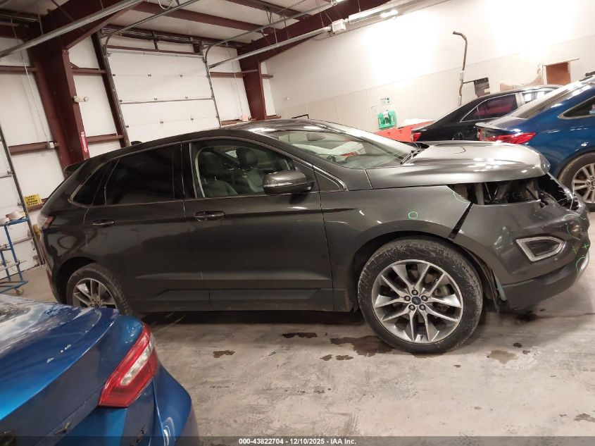 2017 Ford Edge Titanium VIN: 2FMPK4K80HBC15189 Lot: 43822704