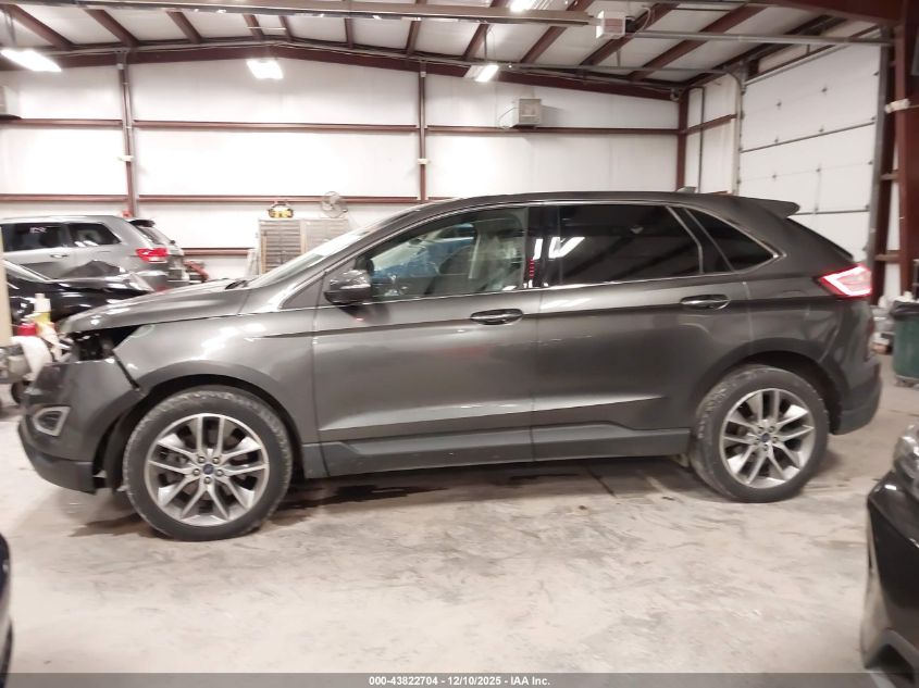2017 Ford Edge Titanium VIN: 2FMPK4K80HBC15189 Lot: 43822704