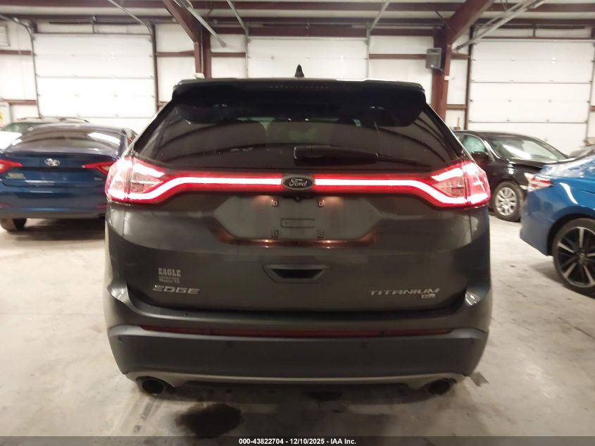 2017 Ford Edge Titanium VIN: 2FMPK4K80HBC15189 Lot: 43822704