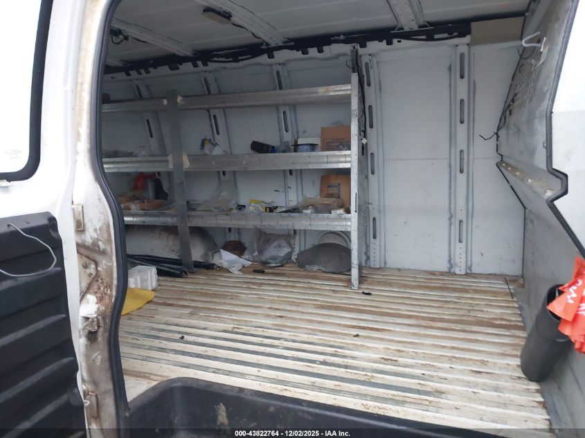 2016 Chevrolet Express 2500 Work Van VIN: 1GCWGBFG3G1241660 Lot: 43822764