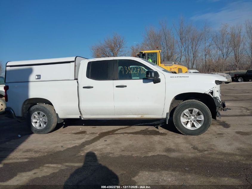 2023 Chevrolet Silverado 1500 4Wd Standard Bed Wt VIN: 1GCRDAEK0PZ100892 Lot: 43822780