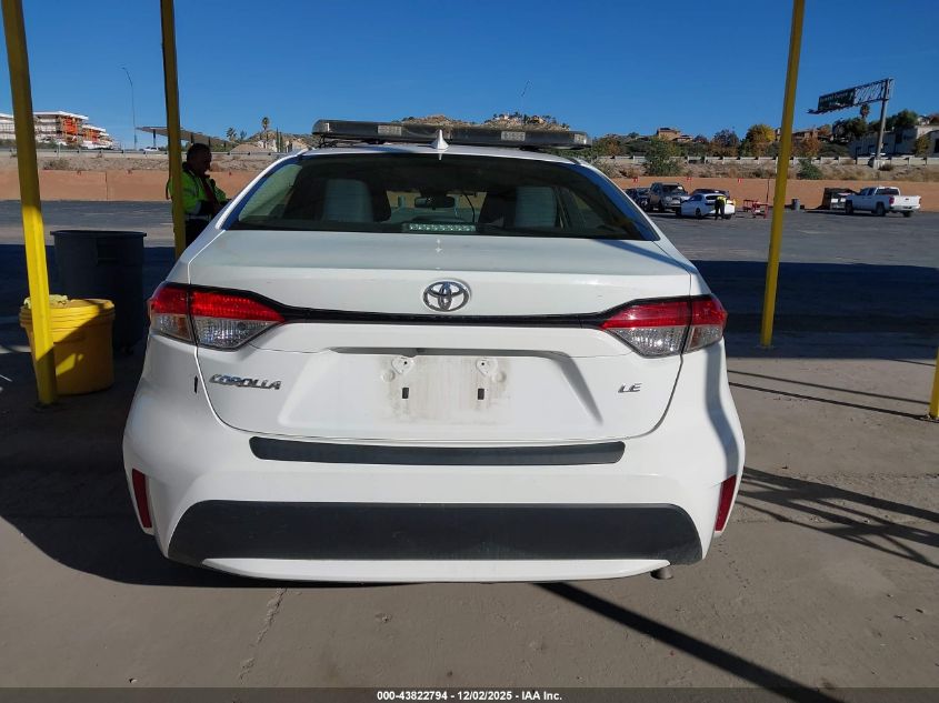 2020 Toyota Corolla Le VIN: 5YFEPRAE8LP118761 Lot: 43822794