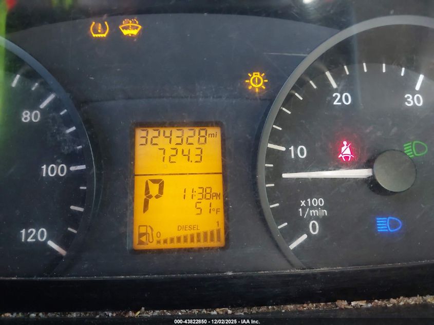 2012 Mercedes-Benz Sprinter 2500 High Roof VIN: WD3PE8CB1C5709209 Lot: 43822850