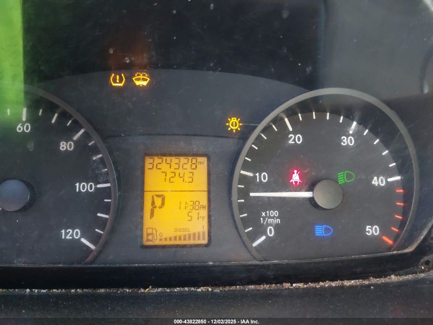 2012 Mercedes-Benz Sprinter 2500 High Roof VIN: WD3PE8CB1C5709209 Lot: 43822850