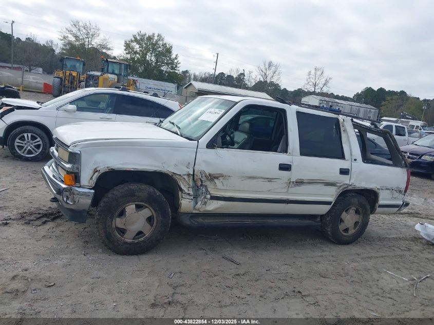 1997 Chevrolet Tahoe Ls VIN: 1GNEK13R0VJ316152 Lot: 43822854