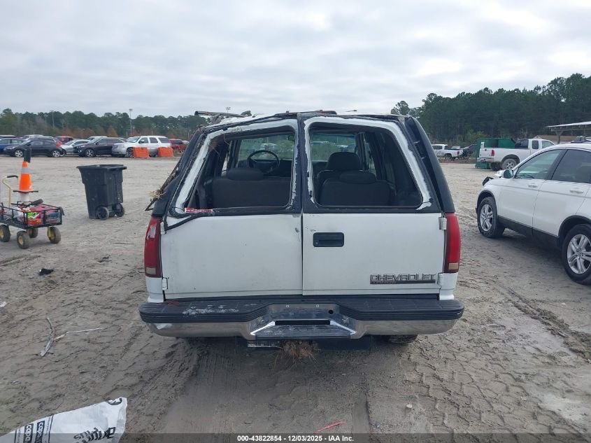 1997 Chevrolet Tahoe Ls VIN: 1GNEK13R0VJ316152 Lot: 43822854