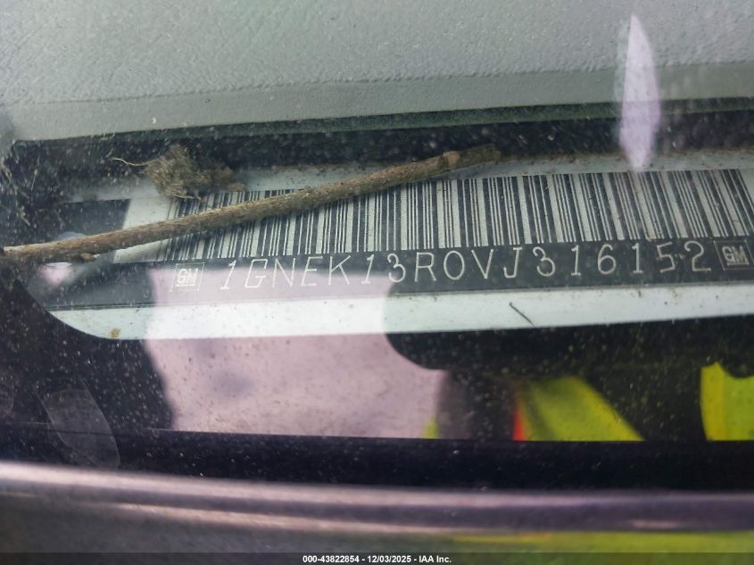 1997 Chevrolet Tahoe Ls VIN: 1GNEK13R0VJ316152 Lot: 43822854