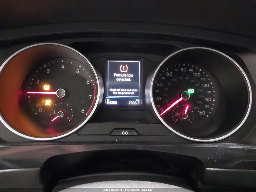 2019 Volkswagen Tiguan 2.0T S VIN: 3VV0B7AX5KM047525 Lot: 43822889