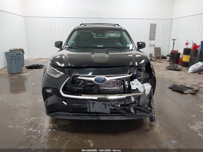 2021 Toyota Highlander Hybrid Xle VIN: 5TDHBRCH8MS535597 Lot: 43822896