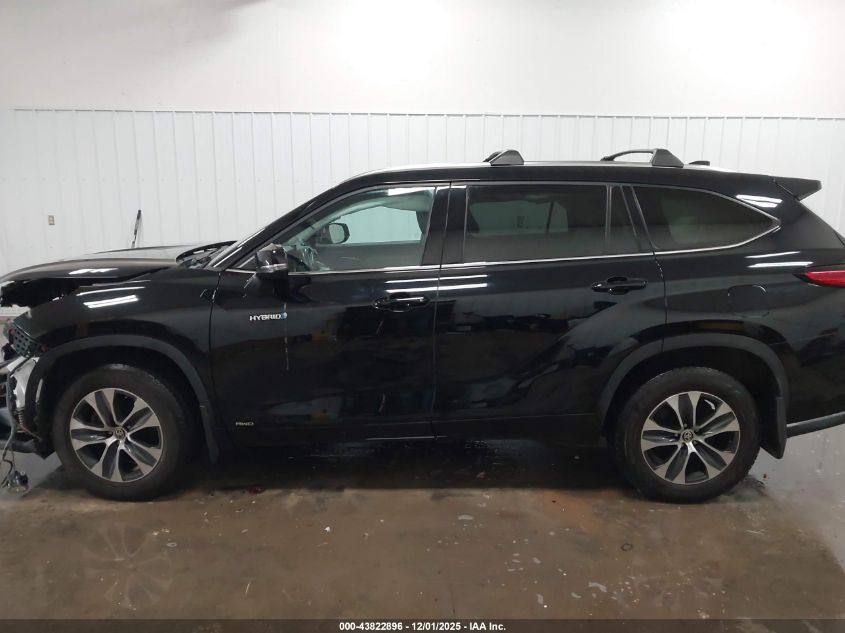 2021 Toyota Highlander Hybrid Xle VIN: 5TDHBRCH8MS535597 Lot: 43822896