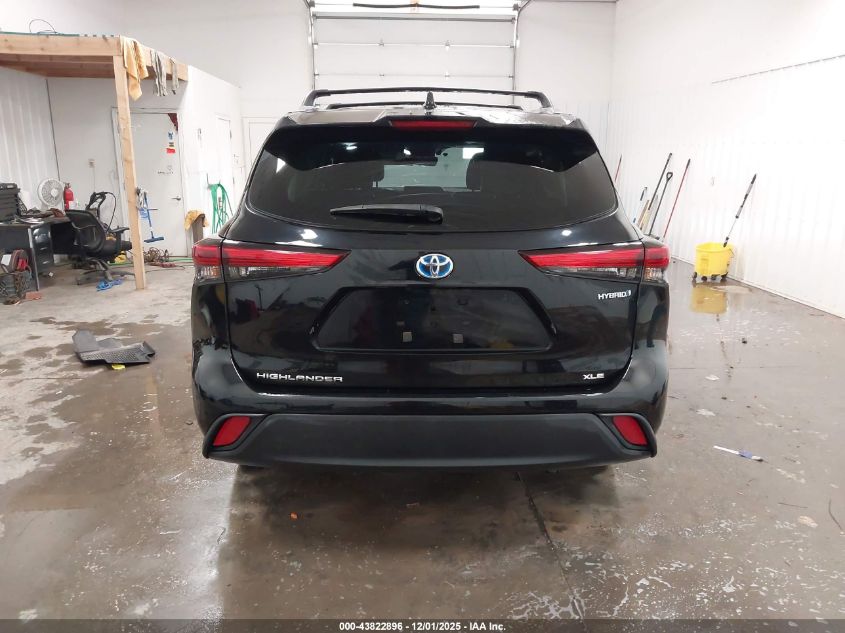 2021 Toyota Highlander Hybrid Xle VIN: 5TDHBRCH8MS535597 Lot: 43822896