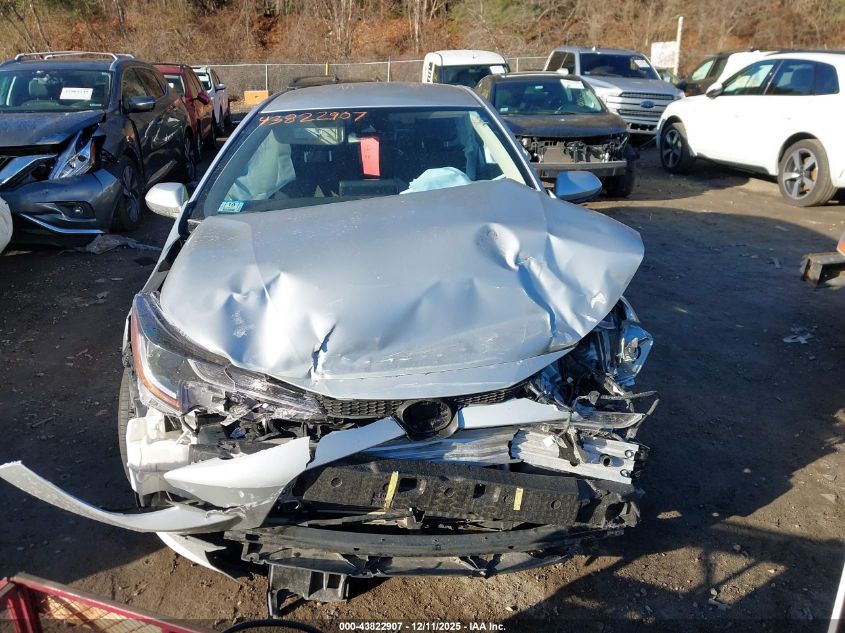 2022 Toyota Corolla Le VIN: JTDEPMAE1N3016894 Lot: 43822907